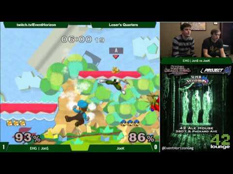 Construct 49 - EHG|Jon$(Fox) vs JoeK(Luigi) - Melee LQ
