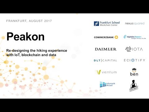Peakon - Re-designing the hiking experience with IoT, blockchain and data
