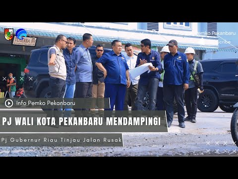 Pj Wali Kota Dampingi Pj Gubernur tinjau Perbaikan jalan Rusak dan Wilayah Rawan Banjir