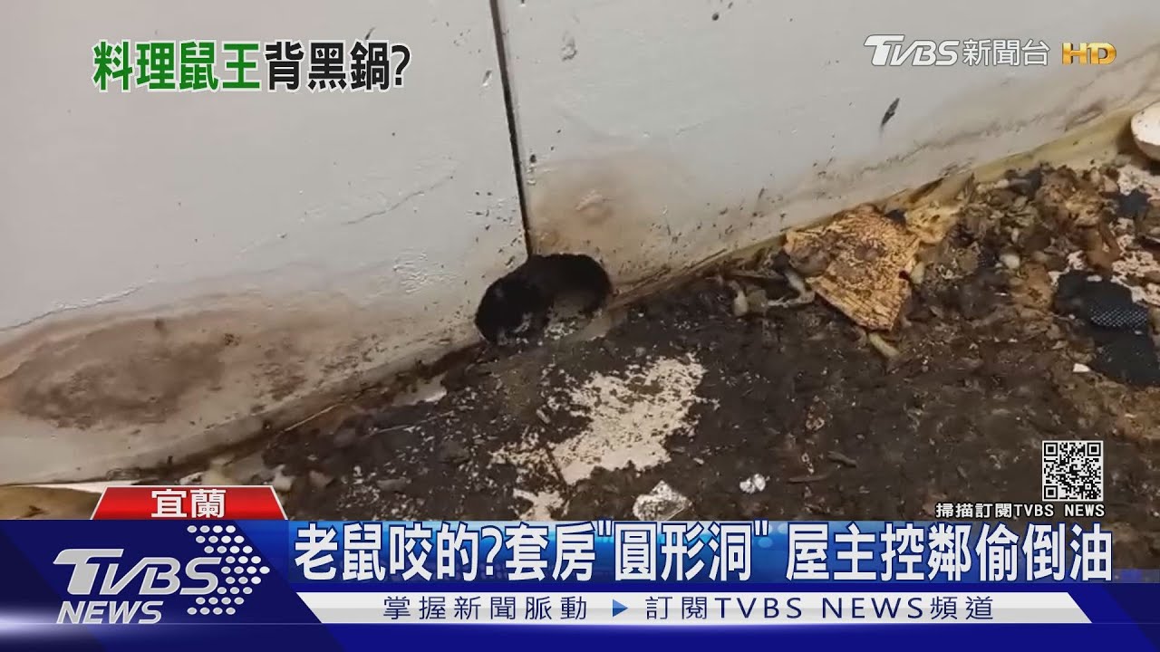老鼠咬的?套房「圓形洞」 屋主控鄰偷倒油