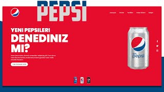 Adım Adım Web Sitesi Yapımı | Pepsi Sayfa Tasarımı | Html - Css - Js