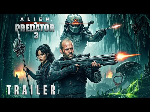 Alien vs. Predator 3 (2026) – Teaser Trailer | Jason Statham, Jenna Ortega