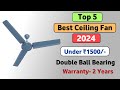 Top 5 Best Ceiling Fan 2024 Under ₹1500/-🔥🔥Best Ceiling Fan 2024
