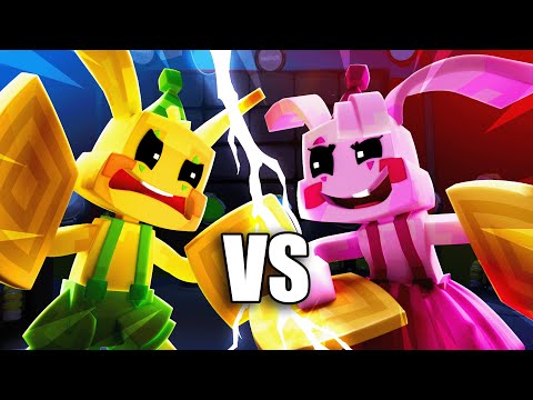 BUNZO BUNNY FIGHTS HIS TWIN SISTER!! (Poppy Playtime Animation)