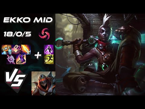 MID Ekko vs Zed - EU Challenger Patch 25.S1.8