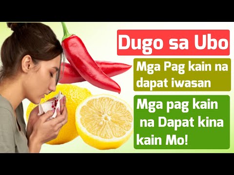 Mga bawal kainin ng taong may tuberculosis at mga mga pagkain na dapat kinakain.