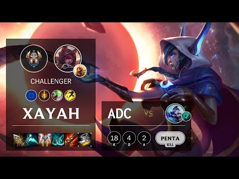 Xayah ADC vs Ashe - EUW Challenger Patch 10.22