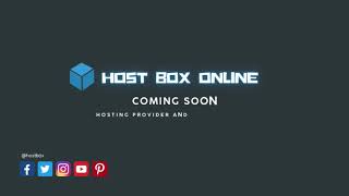 Host Box Online - Video - 3