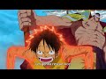 Luffy Stop Crocodile From Attacking Whitebeard English Sub