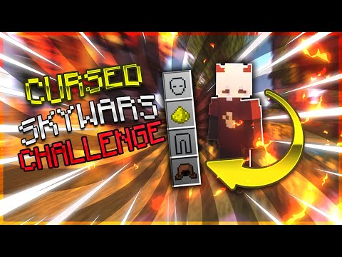 WINNING Hypixel Skywars Using A CURSED Texture Pack | Minecraft 1.8.9 16x Cursed Edit