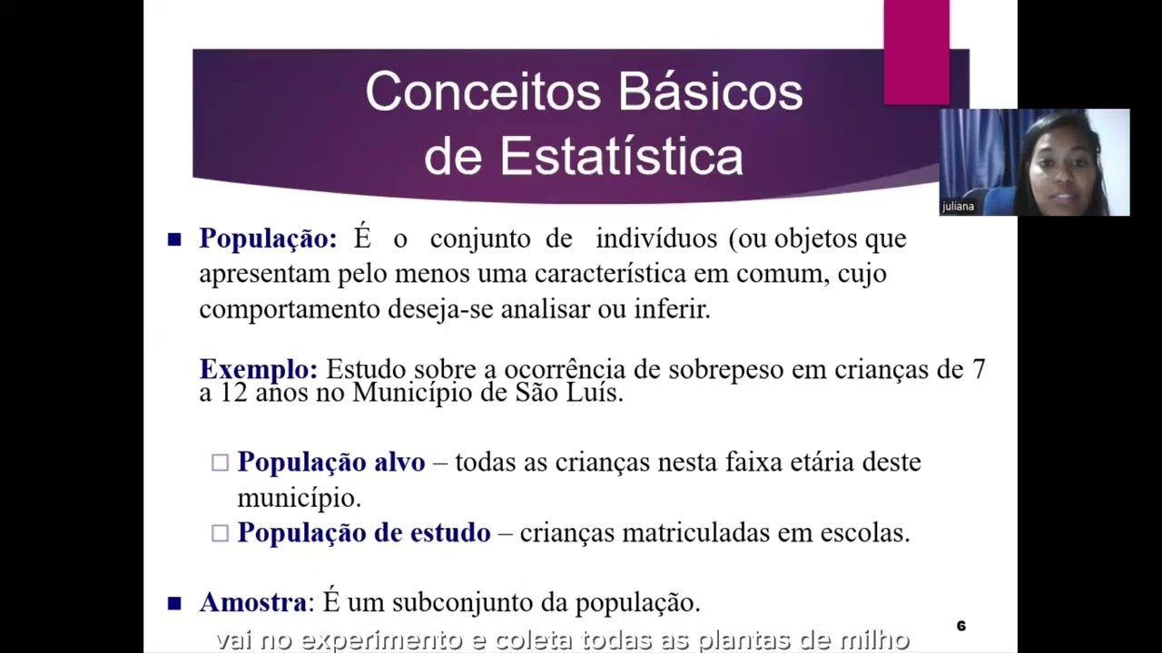 Aula 1: Introdução à Estatística.