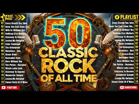 Classic Rock Songs 70s 80s 90s - AC/DC, Nirvana, Metallica, Queen, Bon Jovi, Scorpions, Aerosmith