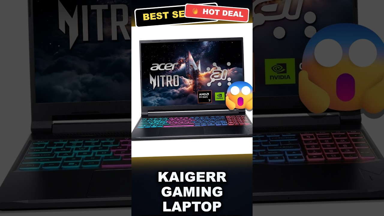 KAIGERR Gaming Laptop Review: AMD Ryzen 7 5825U vs Budget Laptops in 2024 review video