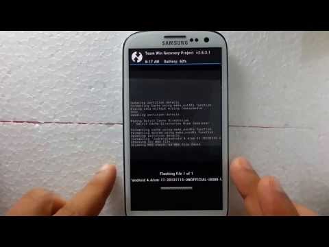 comment installer android 4.4 sur galaxy s3