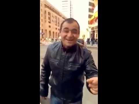 Armenian Street Singer Xcho From Yerevan FUNNY
