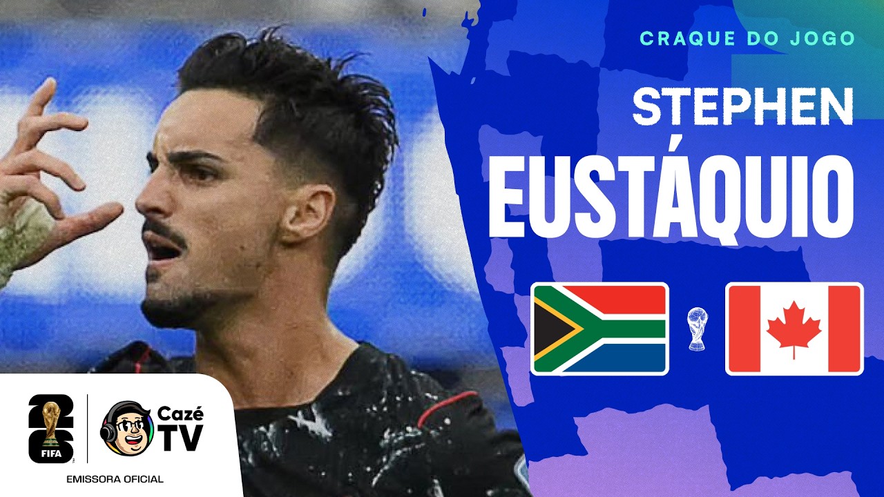 HERÓI DA CLASSIFICAÇÃO! TODOS OS LANCES DE EUSTÁQUIO EM ÁFRICA DO SUL X CANADÁ | COPA DO MUNDO