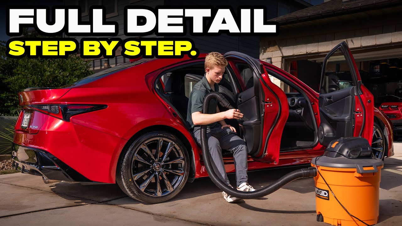How I Do My FULL Detail Service - Make $100/hr