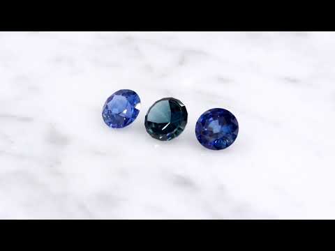 Round Sapphire Comparison