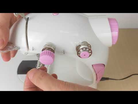 How to operate a mini sewing machine