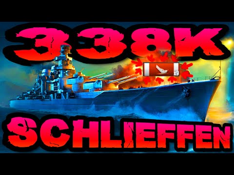 Schlieffen drückt 338K DMG *9 KILLS* "300K Club" ⚓️ in World of Warships 🚢