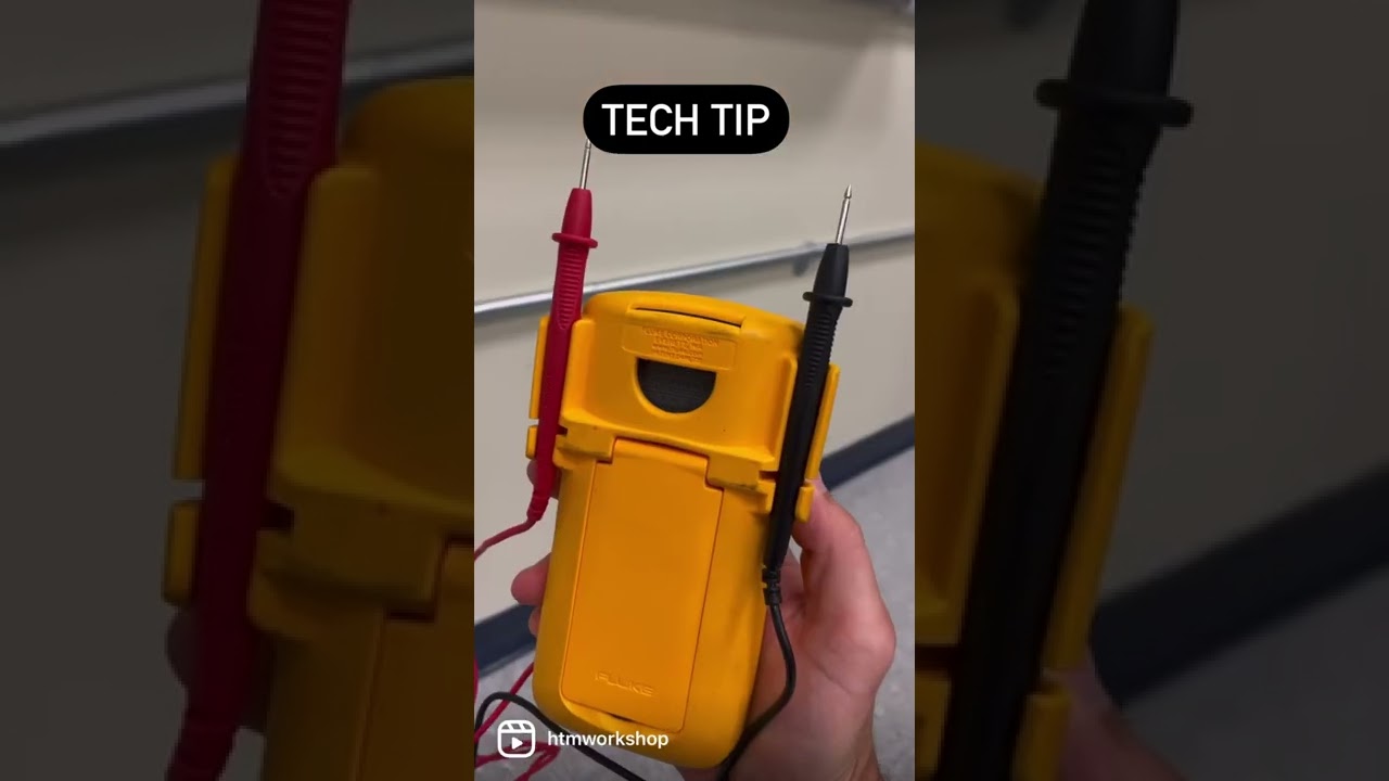 Measuring voltage the right way #electronics #electricity #electrician #voltage #outlet