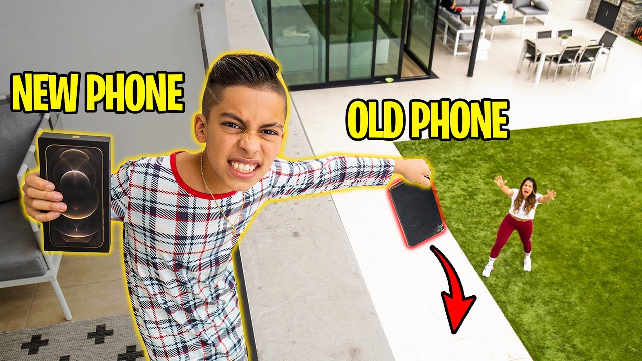 BREAKING My Parent's PHONE, Then SURPRISING Them with NEW iPHONE 12! | The Royalty Family