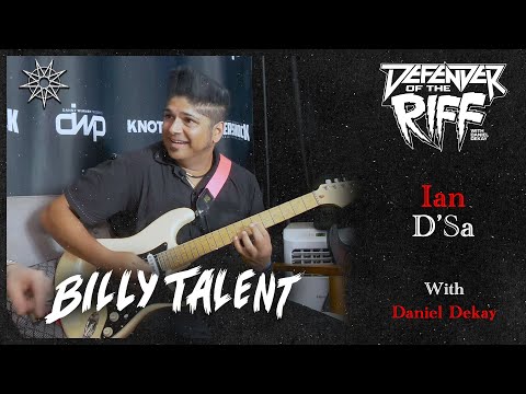 "𝙋𝙚𝙤𝙥𝙡𝙚 𝙙𝙤𝙣'𝙩 𝙚𝙭𝙥𝙚𝙘𝙩 𝙢𝙚 𝙩𝙤 𝙥𝙡𝙖𝙮 𝙩𝙝𝙞𝙨" - Ian D'Sa (BILLY TALENT) on Defender Of The Riff