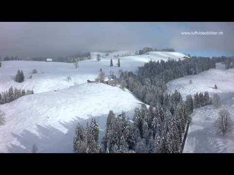 Das Emmental von oben (Winter)  4K Video Luftaufnahmen von videobilder.ch