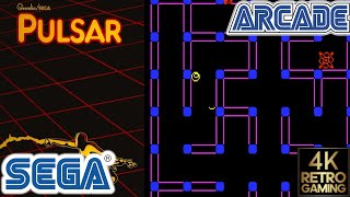 Pulsar Arcade ( Sega 1981 ) 4k Gameplay