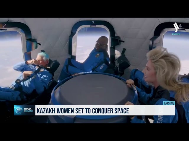 Kazak kadınları uzayı fethetmeye hazırlanıyorlar