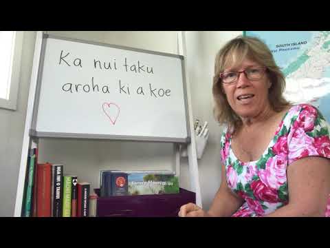 How to say “I love you” in te reo Māori - Sharon Holt
