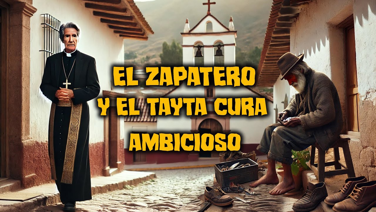 EL ZAPATERO Y EL TAYTA CURA AMBICIOSO (cuento andino)