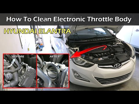 How To Clean Electronic Throttle Body | Hyundai Elantra | Santa Fe | Sonata | Tucson | Genesis Coupe