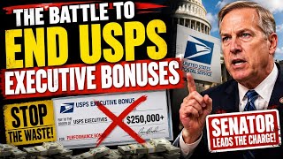 The Battle to End USPS Executive Bonuses: Senator Leads the Charge Against Waste and Abuse