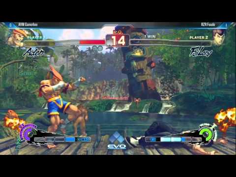 Gamerbee (Adon) vs Fuudo (Fei Long) - Evo 2014 USF4