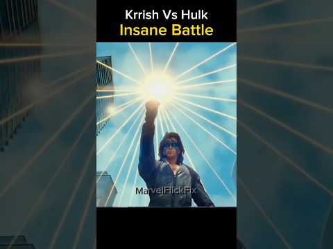 Krrish Vs Hulk Insane Battle⚡🔥 #marvel #shorts