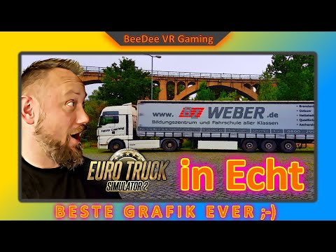 ETS2 in echt / Ich fahre einen 40 Tonner / MAN TGX 18.440 / BeeDee on Tour / deutsch / german