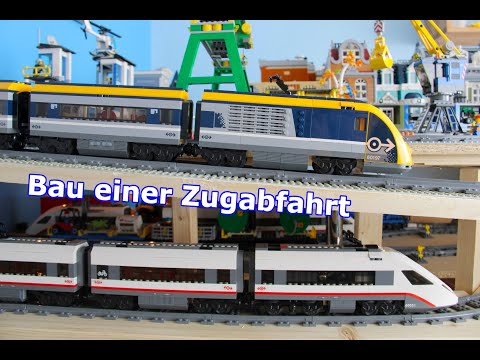 Die Legostadt Teil 16 / Bau einer Zugabfahrt mit U-Bahnhof und Schattenbahnhof