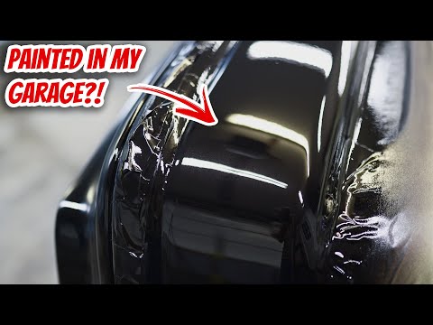 1988 CRX Si Restore Part 36 - Laying Down Paint!