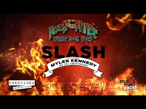 Rock on the Range Slash interview with 100.3 The X Rocks 2015