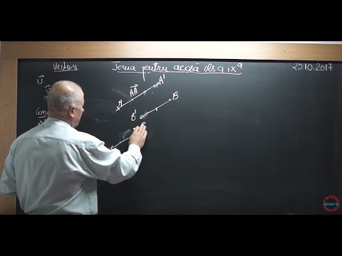 1/2 Lectia 1596 - Clasa 9 - VECTORI: Inmultirea unui Vector cu un Scalar - Exercitii si Probleme