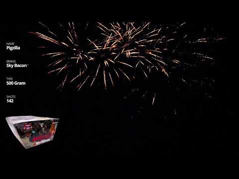 Pigzilla - 142 shot Sky Bacon 500 Gram Cake