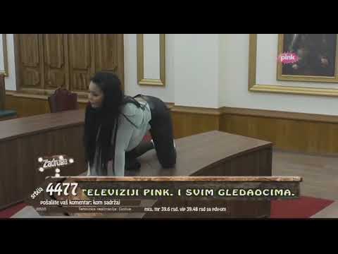 Zadruga - Andjela Vestica skace po sudu- 14.09.2017