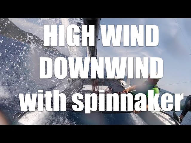 Downwind technique with spinnaker.