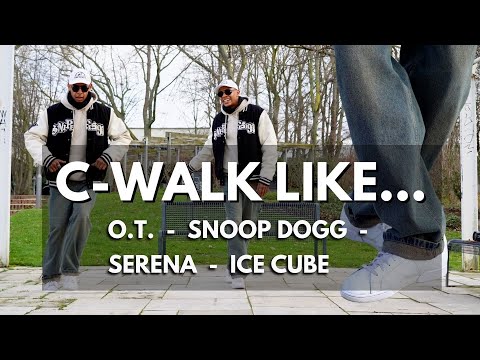 HOW TO C-WALK LIKE Snoop Dogg, O.T. Genasis, Serena Williams & Ice Cube - Tutorial! #cwalk #cripwalk