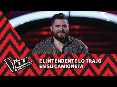 Jonathan Bisotto: "El intendente del pueblo nos trajo en camioneta" - La Voz Argentina 2018