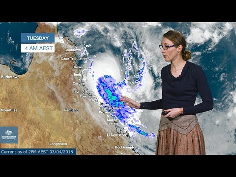 ⚠Weather Update: Tropical Cyclone Iris, Tuesday 3 April 2018