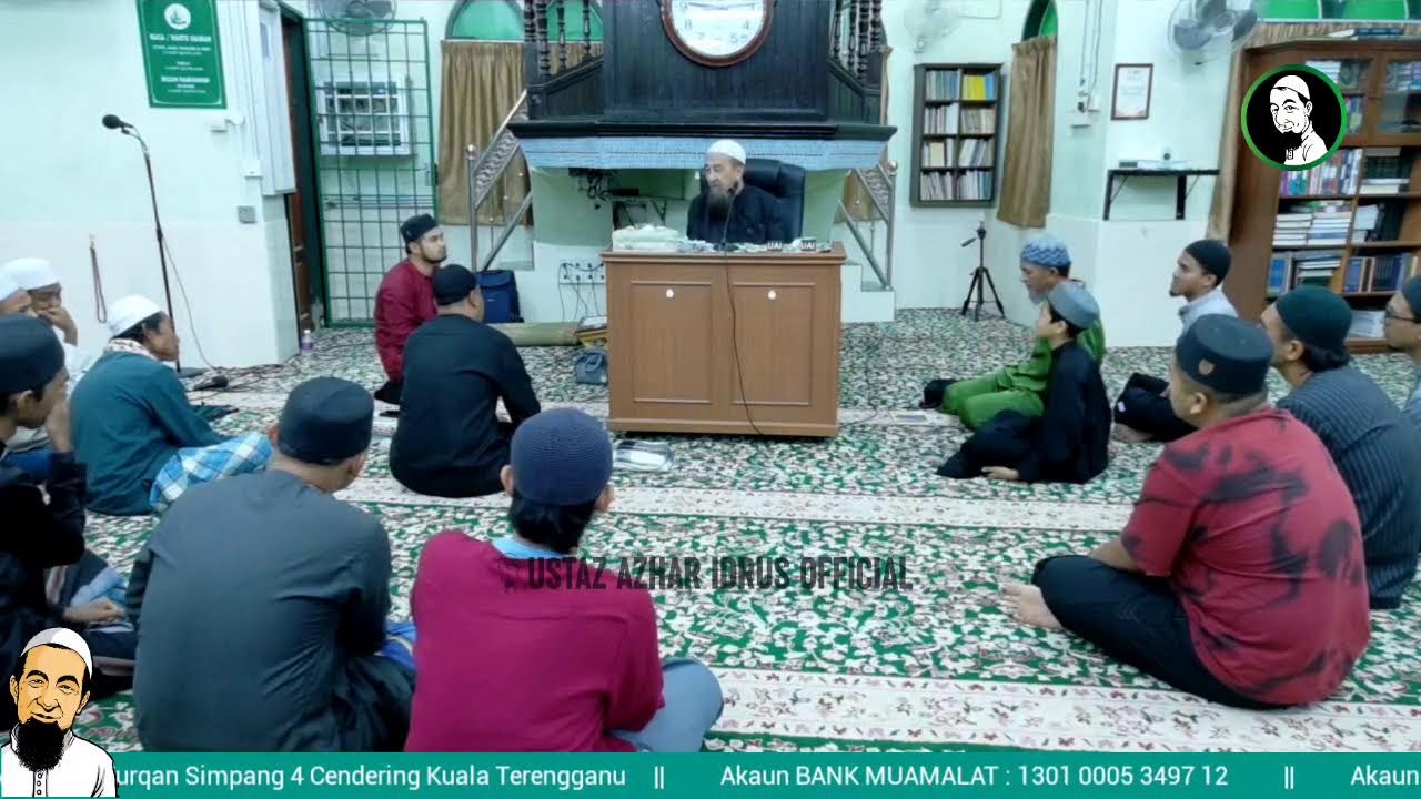 🔴 LiveUAI 15/12/2025 Kuliah Maghrib Agama Ustaz Azhar Idrus | Masjid Al-Furqan Simpang 4, Chendering