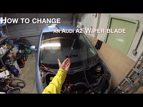 How to fit an audi a2 Aero windscreen wiper (Bosch) post 2002 cars