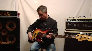 Video thumbnail for 1966 Fender Jazz Bass demonstration/review by Jona by Jonathan Grooms